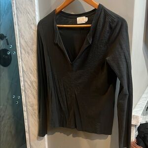 Elegant Black Long Sleeve Top